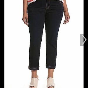 Lane Bryant Dark Crop Jean
